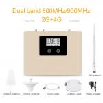 800-GSM+4G 70dB Gain Dual Band GSM Booster 4G LTE Mobile Network Repeater for sale