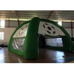 Green Footable Inflatable Event Tent Digitally Printed Wind Resistant Safe Nontoxic for sale