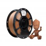 High Quality 3D Printer Filament Ebony Wood Color PLA+ Filament 1.75mm Toughness Enhanced for sale