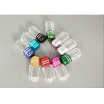 Cylindrical 13mm Mini Pill Bottles 2ml Empty Plastic Pill Capsules for sale