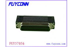 China Amphonel 957 100 way Centronics Connector Right Angle PCB Mounting supplier