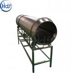 Rotary Drum Potato Chip Seasoning Machine , French Fries Processing Machine