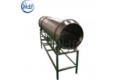 China Rotary Drum Potato Chip Seasoning Machine , French Fries Processing Machine supplier