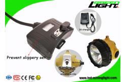 China 25000lux Rechargeable Cree Headlamp , Waterproof Led Headlamp High Safety Super bright supplier