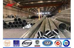 China Iso Electric Power Metal Utility Pole For 132kv Transmission Line Project supplier
