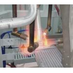 Turntable Flame Automatic Brazing Machine for Copper Parts Production Tact 10s/pc for sale