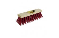 China 4IN Bristle Length Heavy Duty Wooden Hand Floor Cleaning Broom Brush supplier