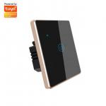Factory Outlet Tuya Smart WIFI Wall Switch Remote Control  1 Gang Light Switch App&Voice Control Supported for sale