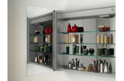 China Easy Cleaning Illuminated Led Mirror Cabinet High Precision Erosion Resistant supplier