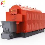 Biomass commercial steam boiler chain grate uniformly charged for sale