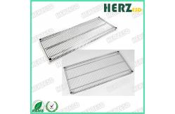 China Movable ESD Storage Shelves Single / Double Peak Wire Structure With Caster / Handle supplier