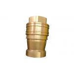 Hydraulic couplers for tractors 2 Brass Quick Coupling for sale