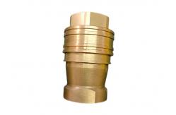 China Hydraulic 800psi 2 Brass Quick Release Coupling For Fluid supplier