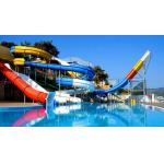 Commercial Children Water Fun Amusement Park with Fiberglass Water Slide Set for sale