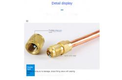 China 1/8 Brass Valve Heat Exchanger Components For Refrigerator supplier