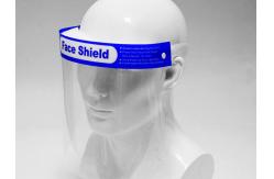 China Comfortable Unisex Protective Face Shield Separate Droplet PE Material supplier