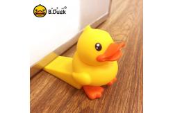 China Customized Logo Vinyl Figures Toys Duck Non Phthalate PVC Material supplier