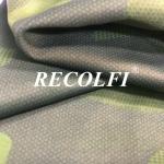 Camo Print Recycled Mesh Fabric Roica Spandex X Lite Weight Top Green Tai Wan Yarns for sale
