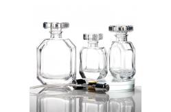 China 30ml 50ml 100ml  Frosted Clear Glass Perfume Bottle with Cap supplier