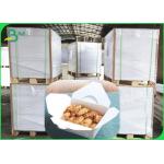 PE Laminating Oil Proof White Kraft Paper For Fried Foods Packaging Box for sale