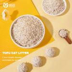 Fast Clumping Tofu Kitty Litter Green Environmentally Friendly Cat Litter
