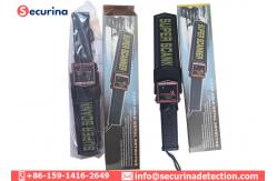 China High Brightness LED Hand Held Security Metal Detector Wand Quick Body Scanning supplier