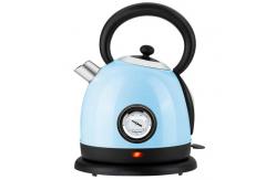 China ROHS Stainless Steel Electric Kettle 1.8L Retro Thermometer Kettle supplier