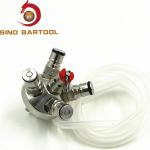 Five Clover Ball Lock Mini Keg , 18/8 Stainless Steel Ball Lock Tapping Head for sale