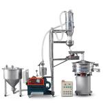 Powder Particle Ultrasonic Vibro Separator Machine With Vacuum Conveyor for sale