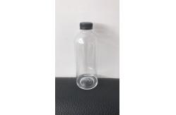 China Customized Logo PET 400ml 500ml juice bottle supplier