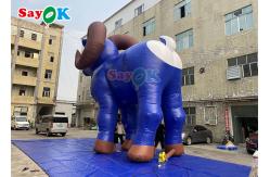 China 7.5m Inflatable Goat Animals Model Balloons Custom Inflation Riding Goat Advertising supplier