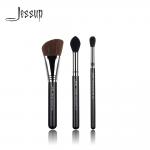 Handcrafted Jessup 3pcs Wood Handle Face Makeup Brushes Set for sale