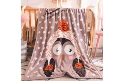 China Non Allergenic Machine Weaved Flannel Fleece Blanket Super Soft For Kids supplier