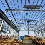 Modern Pre Engineered Buildings Steel Structure Painted Galvanized Surface Treatment for sale
