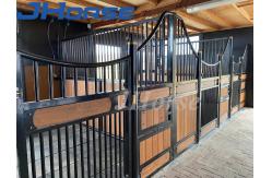 China Powder Coated Metal Steel European Style Horse Stalls Adjustable Hinge supplier