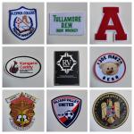 Bulk Clothes Iron On Badge Custom 3D Embroidered Patches For Clothing for sale