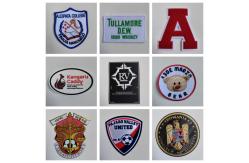 China Bulk Clothes Iron On Badge Custom 3D Embroidered Patches For Clothing supplier