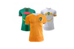 China 100% Polyester Football Jerseys Durable Permeable With Jacquard Dot Stripe Pattern supplier