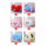 Crystal Velvet Plush Toy Pillow Cartoon Shape Printed Logo 100 - 300G for sale