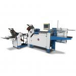 Efficiency High Speed A3 Sheet Leaflet Cross Folding Machine For Printing House Use for sale