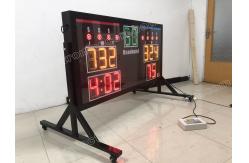China Mist Led Diodes Wresting Electronic Scoreboard With Moving Stand supplier
