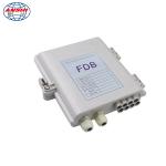 8 core Wall Mount Fiber Distribution Box with PLC splitter waterproof outdoor FAT Box for sale