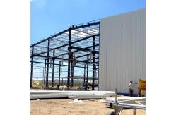 China Eco Friendly Steel Workshop Structure With Angle Steel Knee Brace supplier