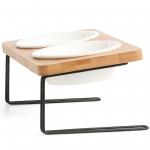 Raised Elevated Ceramic Pet Bowl For Cat Dog Food Water Feeding OEM for sale