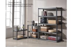 China Matte Surface Metal Frame Shelving / Metal Adjustable Shelving System For Home supplier