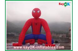 China Advertising Inflatable Ceremony Inflatable Cartoon Characters , Wind-Resistant Height 10m Inflatable Spinder Man supplier