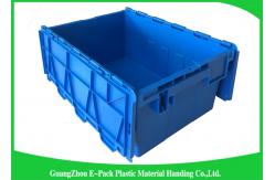China Storage Containers With Attached Lids 43L , Warehouse Heavy Duty Storage Boxes supplier