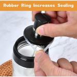 kitchen Sugar Salt Spice Storage Containers Jars With Spoon