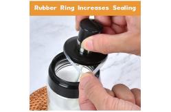 China kitchen Sugar Salt Spice Storage Containers Jars With Spoon supplier