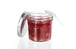 China Customized Sealed Jam Storage Jar Mini Empty Round Shape Glass Jar supplier